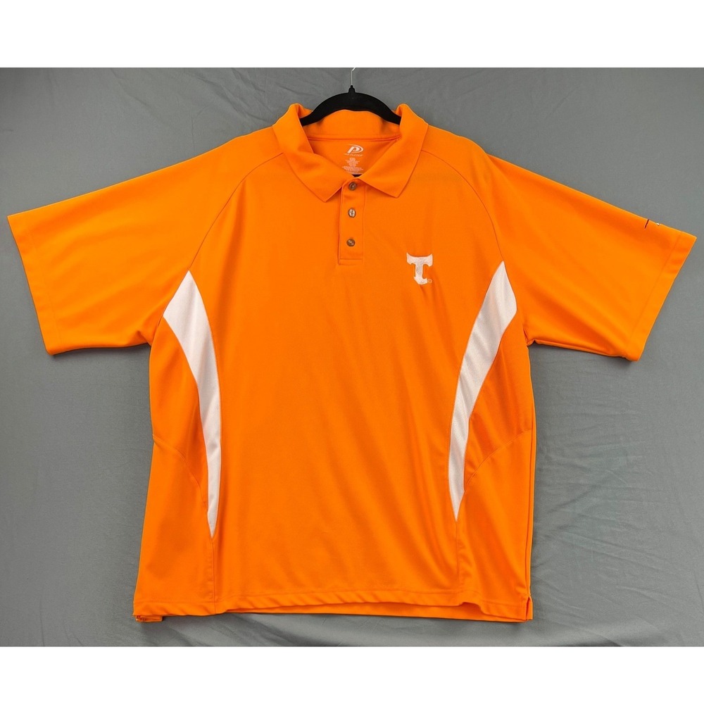 Pro Player Tennessee Volunteers Polo Shirt Mens XL Orange NWOT NCAA Golf T Logo